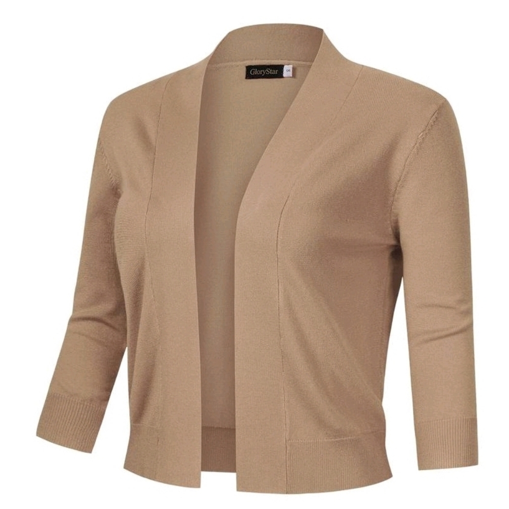 New with tags! Glory Star Womens Small camel brown cardigan sweater